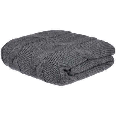 
                                                Snefald blanket, grey (maroon melange)
                                                