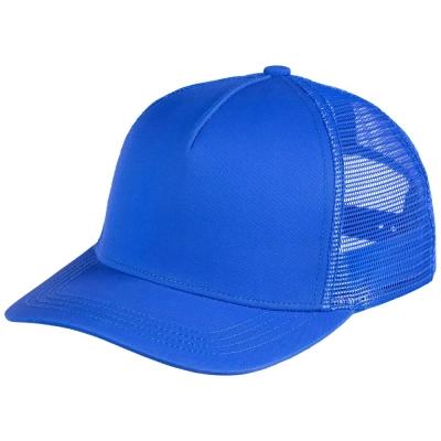 
                                                Seguro Air bright blue baseball cap.
                                                