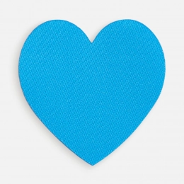 Fabric sticker Lunga Cor, M, blue