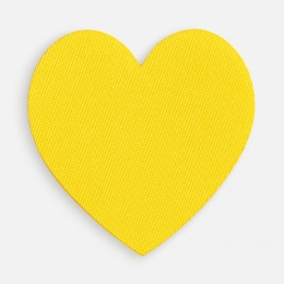 Fabric sticker Lunga Cor, M, yellow