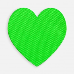 Fabric sticker Lunga Cor, M, neon green