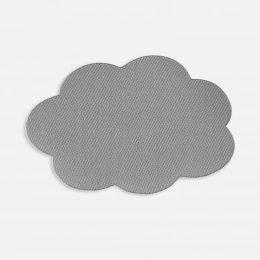 Fabric sticker Lunga Calum, L, grey