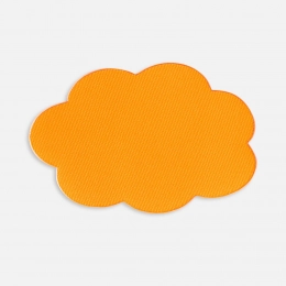 Fabric sticker Lunga Calum, L, neon orange