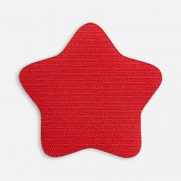 Fabric sticker Lunga Bial, M, red