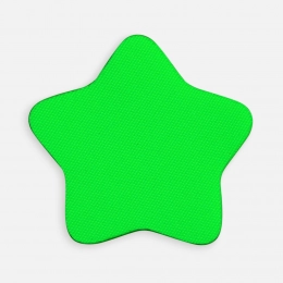 Fabric sticker Lunga Bial, M, neon green.