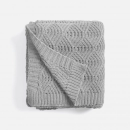 Fermata gray blanket