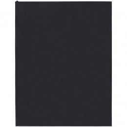 Flat Maxi undated black diary.