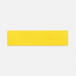 Fabric sticker Lunga, S, yellow