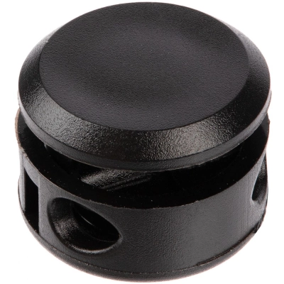 
                                                Double cord lock for BrÐ¾gy, black
                                                
