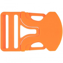 One-sided Triden buckle, neon orange.