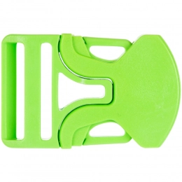 One-sided Triden buckle, neon green.