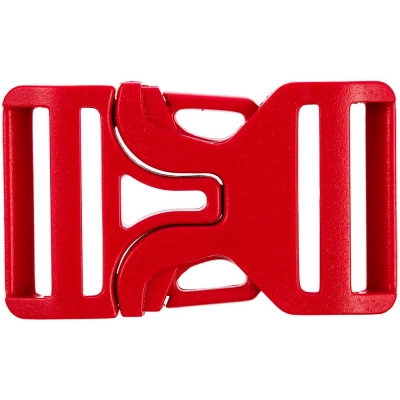 
                                                Red Fibbia buckle.
                                                