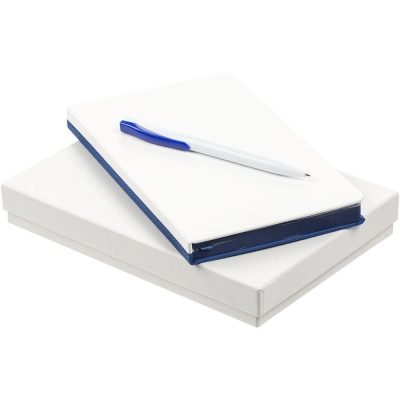 
                                            Duplex set, white with blue.
                                            