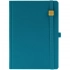 Favor Gold undated turquoise diary.