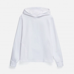 Unisex Morfiss white hoodie.