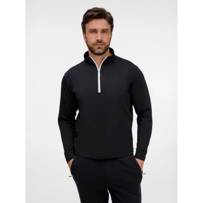 
                                                Black Morfiss zip-up sweatshirt.
                                                