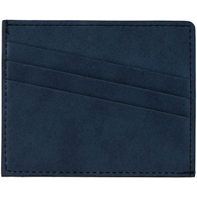 
                                            Nubuk card case, blue
                                            