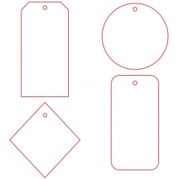 Этикетка бумажная на заказ Paper, S