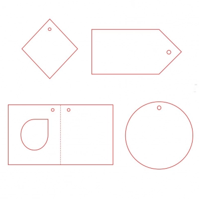 
                                            Этикетка бумажная на заказ Paper, M
                                            