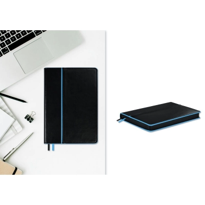 
                                                Alanis undated black diary with blue.
                                                