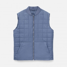 Жилет унисекс Warmbridge, синий (джинс)