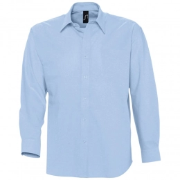 Men's long sleeve shirt Boston, blue