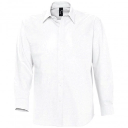 Men's long sleeve shirt Boston, white