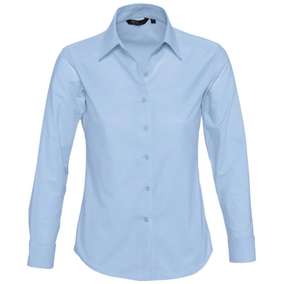 
                                                Women's Long Sleeve Embassy Shirt, blue
                                                