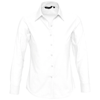 
                                                Women's Long Sleeve Embassy Shirt, white
                                                