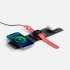 triFlex Light foldable wireless charging station, black