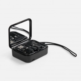 Набор для ухода за гаджетами с беспроводной зарядкой Rules, черный