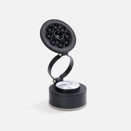 Вакуумная магнитная подставка airFix, черная с серым