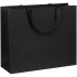 Manilla L black paper bag.