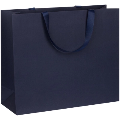 
                                                Manilla L blue paper bag.
                                                