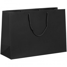 Paper bag Ample Plus M, black