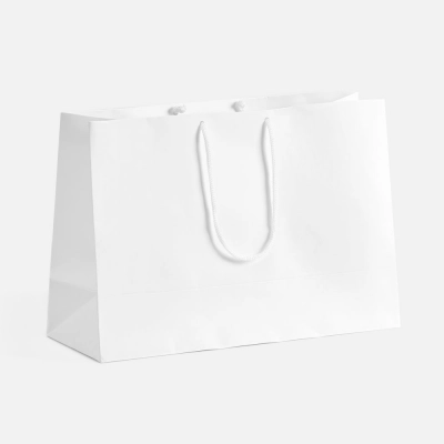 
                                                Paper bag Lami Tote M, white
                                                