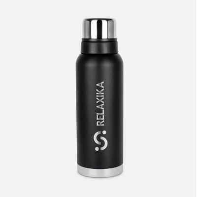
                                                Thermos Relaxika 1200 with sticker pack, black.
                                                