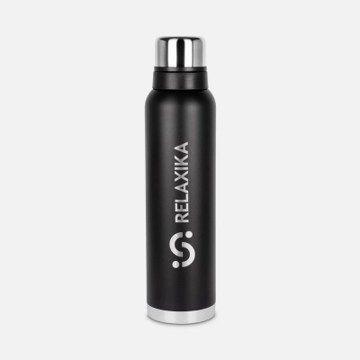 
                                                Thermos Relaxika 1600 with sticker pack, black.
                                                