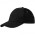 Standard baseball cap, black