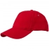 Standard baseball cap, red