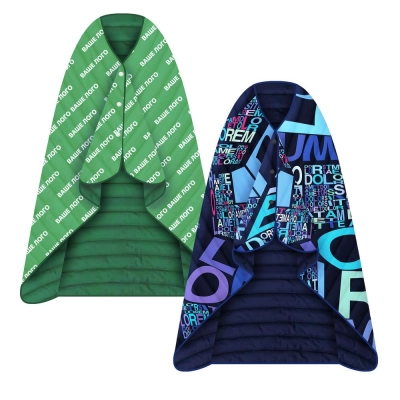 
                                                Custom Blanket Print Poncho
                                                