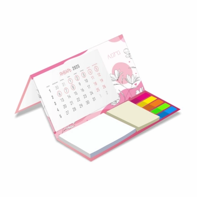 
                                            Календарь настольный Sticky на заказ, ver.2, 50 листов
                                            