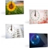 Custom-made Uptime desktop clocks.