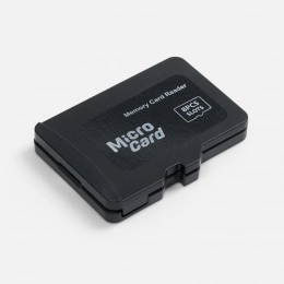 Футляр для карт памяти и SIM-карт Multitask, черный