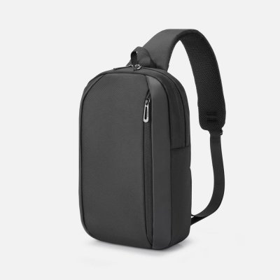 
                                                Gravon black one-shoulder backpack.
                                                