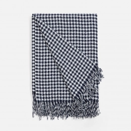 Cambon throw blanket, deep black