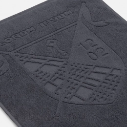 Custom Surpass towel with embossed logo, large