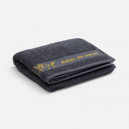 Custom Surpass towel with logo in border, medium
