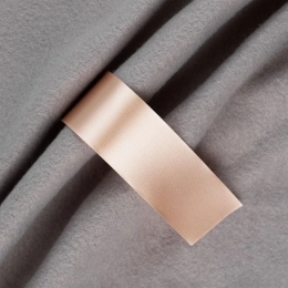 Satin ribbon Satin 35 XL, light beige, 160 cm.