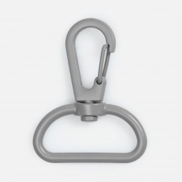 Застежка-карабин Snap Hook, L, серая